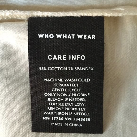 WHO WHAT WEAR beige muslin puff sleeve top XL - Picture 6 of 7